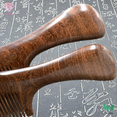 Lược gỗ đàn hương Heabety – Chống tĩnh điện, răng rộng dài, mát xa, giá 84.500₫ 6