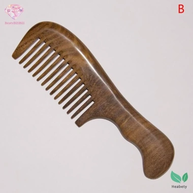 Lược gỗ đàn hương Heabety – Chống tĩnh điện, răng rộng dài, mát xa, giá 84.500₫ 10