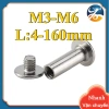 M3 / M4 / M5 / M6 Đinh tán inox, đinh tán vặn ren inox 304 đầu Pake /Ốc vít bằng ren, chốt tán , đinh vít xoáy, đinh tán loại vặn ốc dùng cho đồ da (túi sách, thắt lưng...) [Len-DM-1]