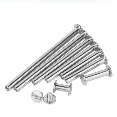 M3 / M4 / M5 / M6 Đinh tán inox, đinh tán vặn ren inox 304 đầu Pake /Ốc vít bằng ren, chốt tán , đinh vít xoáy, đinh tán loại vặn ốc dùng cho đồ da (túi sách, thắt lưng...) [Len-DM-1] 4