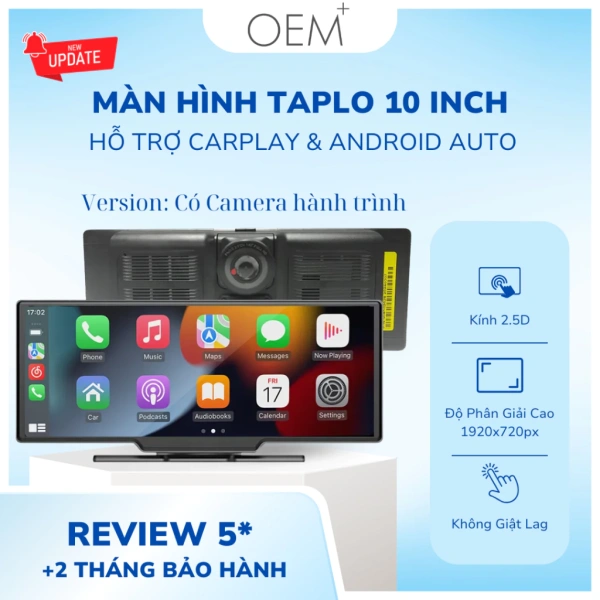 Trải nghiệm thực tế khi sử dụng màn hình taplo 10 inch CarPlay/Android Auto không dây trong các chuyến đi dài
