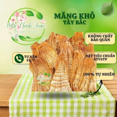Măng Khô Tây Bắc 1kg - Măng Vụ Mới 2.025 Phơi Nắng Tự Nhiên Giá Chỉ 58.000đ