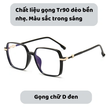 Mắt Kính Vuông Chống Ánh Sáng Xanh & Tia UV K109 - Gọng Kim Loại Cao Cấp Giá 65k 3 Mắt Kính Vuông Chống Ánh Sáng Xanh & Tia UV K109 - Gọng Kim Loại Cao Cấp Giá 65k 3