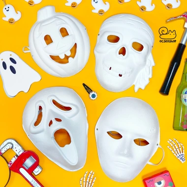 Mặt Nạ Prajna Dạ Quang Halloween Giá Rẻ Chỉ 407k - Trang Trí Hình Xăm Cửa Hàng Độc Đáo