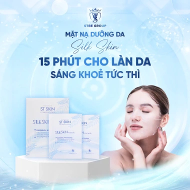 Mặt Nạ ST SKIN SILK SKIN - Căng Bóng Da Mặt - Giảm Giá Còn 99000đ Thay Vì 128700đ 3