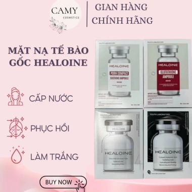 Mặt Nạ Tế Bào Gốc HEALOINE Ampoule Full Hộp - Phục Hồi, Căng Bóng, Dưỡng Ẩm, Trẻ Hóa - Giá 194.670đ Mặt Nạ Tế Bào Gốc HEALOINE Ampoule Full Hộp - Phục Hồi, Căng Bóng, Dưỡng Ẩm, Trẻ Hóa - Giá 194.670đ