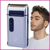 Máy cạo râu qua lại Hiệu quả Cạo râu 3W Retro Máy cạo râu Máy cạo râu mặt với thiết kế lưới hình học buraivn 7