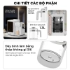 Máy Đa Năng Tiệt Trùng UVC + Đun nước pha sữa + Rót nước tự động YunBaby X26, bảo hành Chính Hãng 3 năm 8