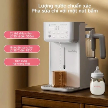 Máy Đun Nước Pha Sữa Yunbaby X23 chuẩn nhiệt độ khử clo, bảo hành 3 năm, 1,250,000 VND 9