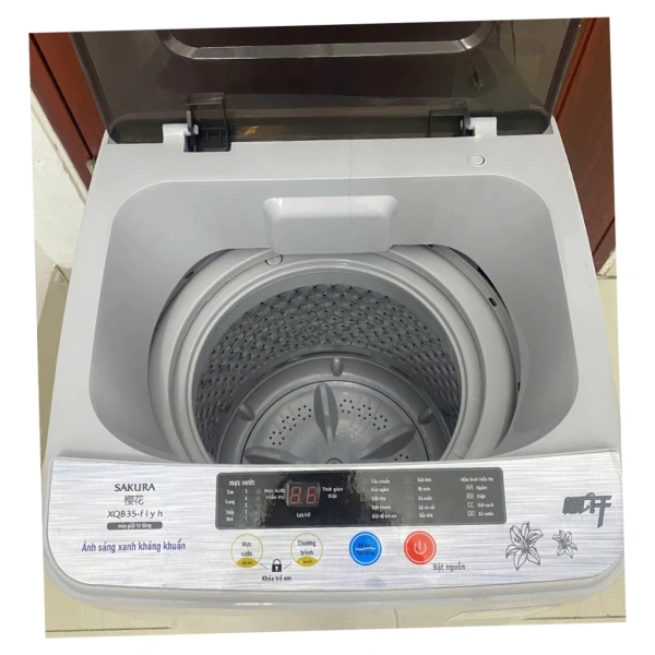 Hình ảnh sản phẩm Máy giặt mini sakura, Chính Hãng tự động, trọng lượng có thể giặt 4kg ,thích hợp giặt đồ cho bé,gia đình nhỏ