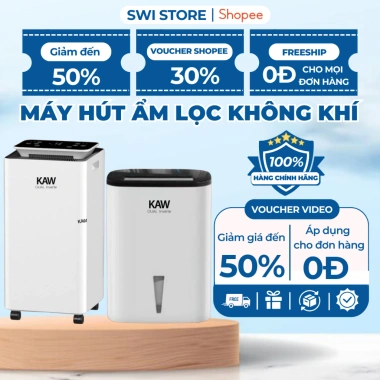 Máy Hút Ẩm Lọc Không Khí KAW 333N, 334P Sử Dụng Trong Gia Đình, Văn Phòng, Hút Ẩm Tủ Quần Áo 5