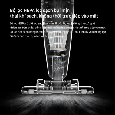 Máy hút bụi cầm tay Deerma DX118C 15.000Pa 600W HEPA, bảo hành 12 tháng - 499k 7