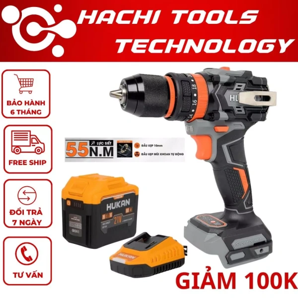 Cách lựa chọn và sử dụng máy khoan pin HUKAN G1-MK-055 cho các dự án DIY tại nhà