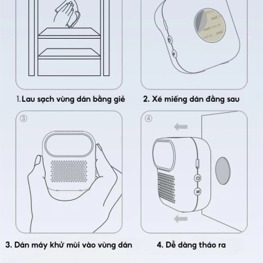 Máy Khử Mùi Tủ Lạnh HOKU Công Nghệ Ozone Khử Khuẩn Toàn Diện Giá Rẻ