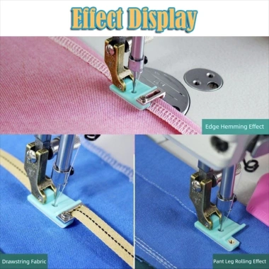 May SMILE|Chân ép, May SY-73S có thể tháo rời|Gói cạnh, May ép phẳng đa chức năng bền bỉ|Phụ kiện