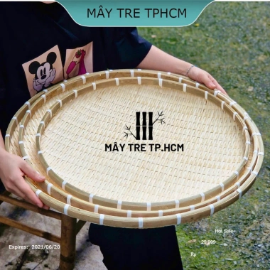 Mẹt Tre Size To Đại Phơi Nông Sản, Trà - Trang Trí Tường, Đựng Đồ Giá Tốt 45k