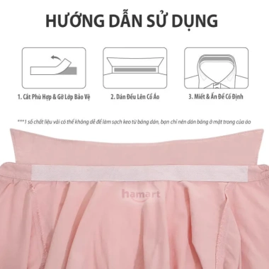 Miếng dán cổ áo cho áo sơ mi - Miếng dán bảo vệ cổ không dệt 8m, Phụ kiện quần áo thấm mồ hôi & chống dính, thoáng khí cho nam / nữ (3 gói)