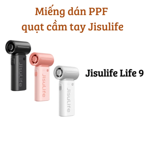 Cách lắp đặt miếng dán PPF Skin trong suốt nhám cho quạt cầm tay Jisulife Ultra 2 một cách nhanh gọn