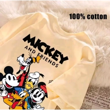 Mikey Kids Shirt, Hand Print, Cute, Animated Design, 100% Cotton