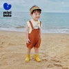 Minibala Bé Trai Mùa Hè Modal Rời Thoáng Khí Suspender Quần Short Bé Đa Năng 3