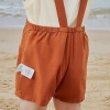 Minibala Bé Trai Mùa Hè Modal Rời Thoáng Khí Suspender Quần Short Bé Đa Năng 4