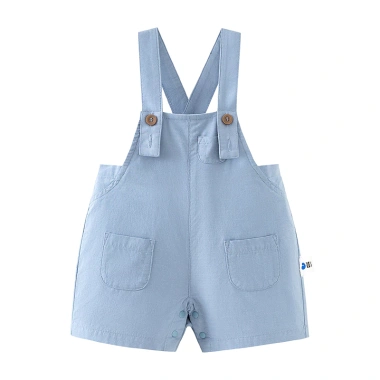 Minibala Bé Trai Mùa Hè Modal Rời Thoáng Khí Suspender Quần Short Bé Đa Năng 6