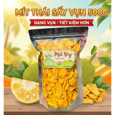 Mít Thái Sấy Giòn Vụn 500g Giá Rẻ - Ăn Vặt, Topping Ngon, Khuyến Mãi 69k