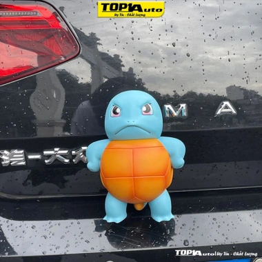 Mô hình rùa siêu ngầu cho ô tô, xe máy - chân đế thông minh, phụ kiện trang trí Top1auto 6