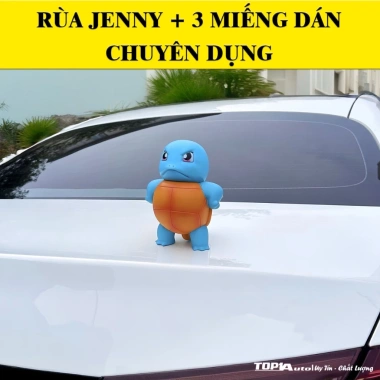 Mô hình rùa siêu ngầu cho ô tô, xe máy - chân đế thông minh, phụ kiện trang trí Top1auto 10