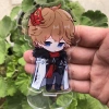 Mô hình Standee Genshin Impact Fatui Pantalone Regrator Columbina Damselette tượng acrylic anime chibi mô hình trưng bày 6