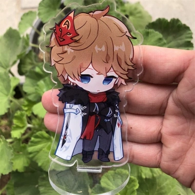 Mô hình Standee Genshin Impact Fatui Pantalone Regrator Columbina Damselette tượng acrylic anime chibi mô hình trưng bày 6