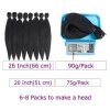 Móc bím tóc đen tự nhiên Wigsin Pré-Co-Giãn - Mở rộng bện tóc chuyên nghiệp, giảm còn 75.600₫ 4
