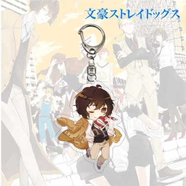 Móc khóa Acrylic Bungo Stray Dogs Anime Nakajima Atsushi Akutagawa Ryunosuke Dazai Osamu Nakahara Chuuya 6