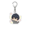 Móc khóa Anime BLUE LOCK Isagi Yoichi Bachira Meguru Chigiri Hyoma Nagi Seishiro móc khoá bằng arcrylic trong suốt