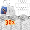 Móc Khóa Khung Ảnh Acrylic Trong Suốt Hình Chữ Nhật - Chìa Khóa DIY Giá Rẻ 35.499đ