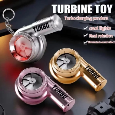 Móc Khoá Turbo Mini Có Đèn & Âm Thanh - Tăng Áp Giảm Căng Thẳng - Quà Tặng Độc đáo Chỉ 62k! 4
