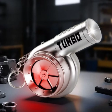Móc Khoá Turbo Mini Có Đèn & Âm Thanh - Tăng Áp Giảm Căng Thẳng - Quà Tặng Độc đáo Chỉ 62k! 6