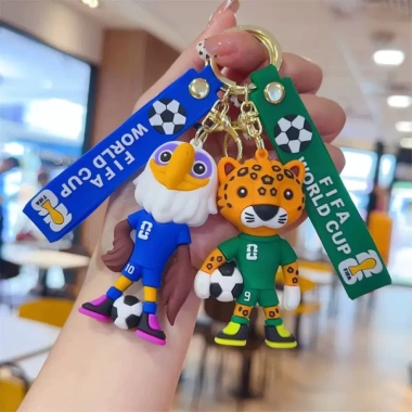 Móc Khoá World Cup 2.026 Cúp Vàng & Linh Vật - Giảm 25% Còn 24k 2