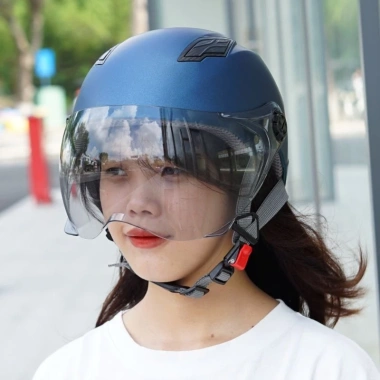 Mũ Bảo Hiểm Nửa Đầu BOSS AT12 Có Kính - Chính Hãng, Nhiều Màu, Bảo Hành 24 Tháng, Giá 259.000₫