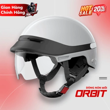 Mũ bảo hiểm nửa đầu cao cấp SRED ORBIT kính tháo rời, màu xám bóng - Giảm còn 595.000 VND Mũ bảo hiểm nửa đầu cao cấp SRED ORBIT kính tháo rời, màu xám bóng - Giảm còn 595.000 VND