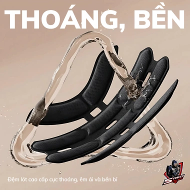 Mũ bảo hiểm nửa đầu cao cấp SRED ORBIT kính tháo rời, màu xám bóng - Giảm còn 595.000 VND