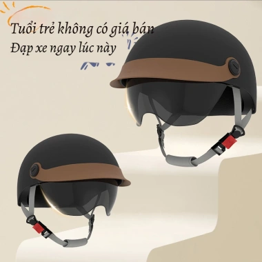 Mũ Bảo Hiểm Nửa Đầu Lưỡi Trai Kính Âm Royal M579 - Chính Hãng, Giá 249.999 VNĐ