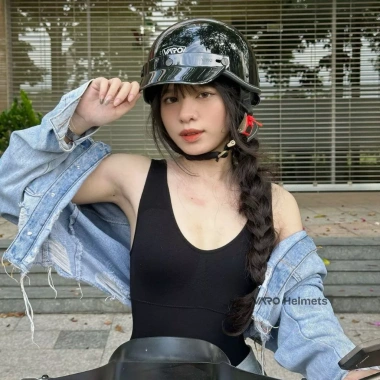 Mũ Bảo Hiểm VARO Retro phong cách cổ điển lưỡi trai vintage - Tặng Lưỡi Trai - Giá chỉ 259.000₫
