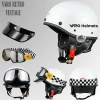 Mũ Bảo Hiểm VARO Retro phong cách cổ điển lưỡi trai vintage - Tặng Lưỡi Trai - Giá chỉ 259.000₫ 9