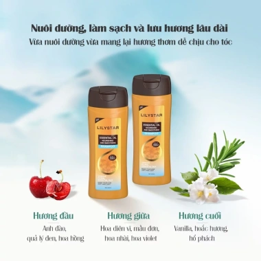 [MUA 2 TẶNG 2] Dầu Gội Xả 2IN1 LILYSTAR Phục Hồi Tóc Chuyên Sâu Chứa Tinh Dầu Nuôi Dưỡng Ẩm Giúp Tóc Mềm Mượt Chai 200ml 3