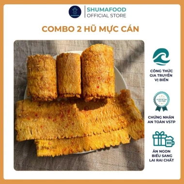 Mực Cán Tẩm Vị Shumafood Nha Trang 400g - Snack Mực Dai Ngon Giá Tốt 228k