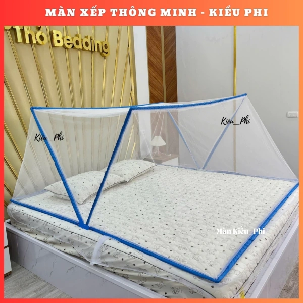 Hình ảnh sản phẩm Mùng ngủ chống muỗi khung xếp, màn chụp tự bung gọn gập cho người lớn 139.000₫
