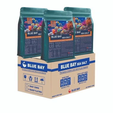Muối Biển Blue Bay 2KG - Muối nhân tạo pha nước biển cho bể san hô, cá cảnh - 76.000đ 2