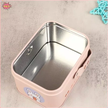 N & X 1 Chiếc Vintage Vali Nhỏ Lưu Trữ Thiếc Hộp Kẹo Hộp Quà Tặng Cookie Hộp Quà Tặng Vali Nhỏ Đồ lặt vặt Người Tổ Chức Hộp Đựng. 6