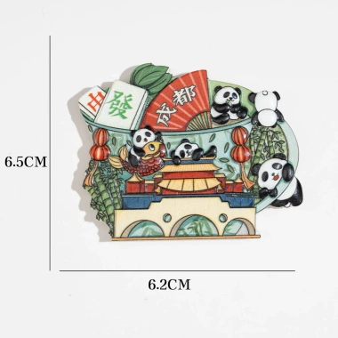 Nam châm Tủ Lạnh Trung Quốc - Lưu Niệm Du Lịch Bắc Kinh Thượng Hải Giá Cực Sốt